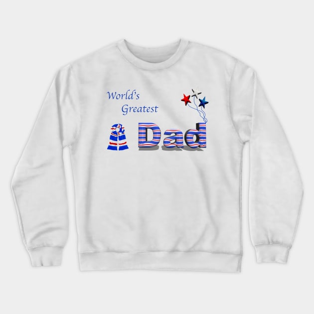 Greatest Rangers Dad Crewneck Sweatshirt by Grant's Pics